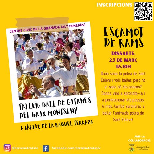 ESCAMOT DE RAMS: Taller - Ball de gitanes del Baix Montseny