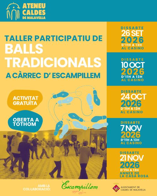 Tallers de balls tradicionals a Caldes de Malavella