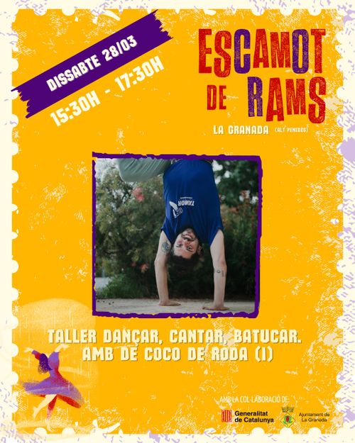 ESCAMOT DE RAMS 2026 - Taller "Dançar, cantar, batucar. Taller de Coco de Roda I"