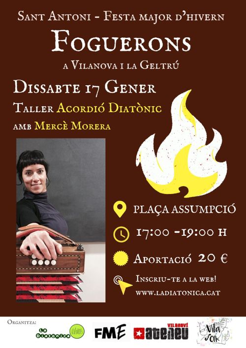 Foguerons de Sant Antoni - Taller d'acordió diatònic