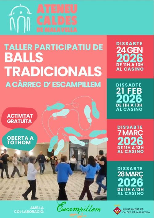 Tallers de balls tradicionals a Caldes de Malavella