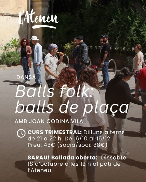 ATENEU SANTCUGATENC: Taller Ball folk – Balls de plaça