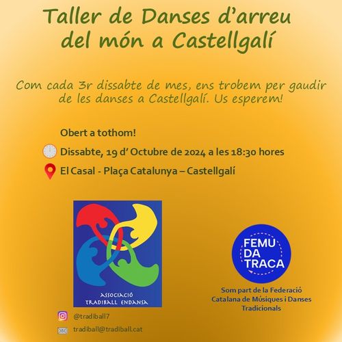 Taller de danses d'arreu del món a Castellgalí