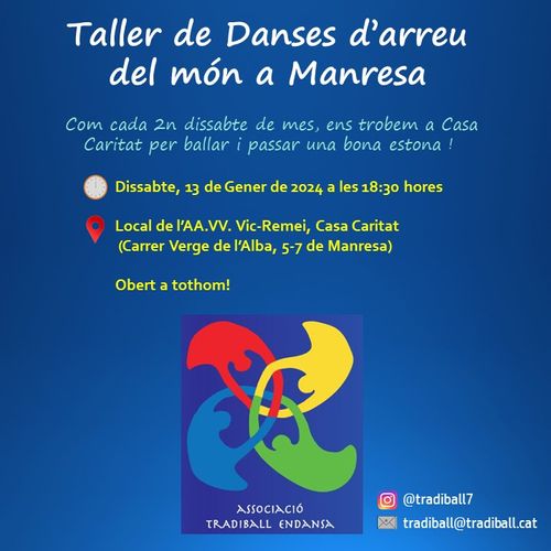 Taller de danses tradicionals d'arrreu del món