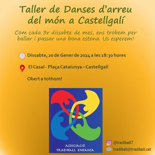 Taller de danses d'arreu del món a Castellgalí