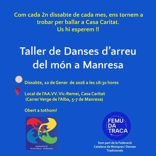 TALLER DE DANSES D'ARREU DEL MÓN A MANRESA