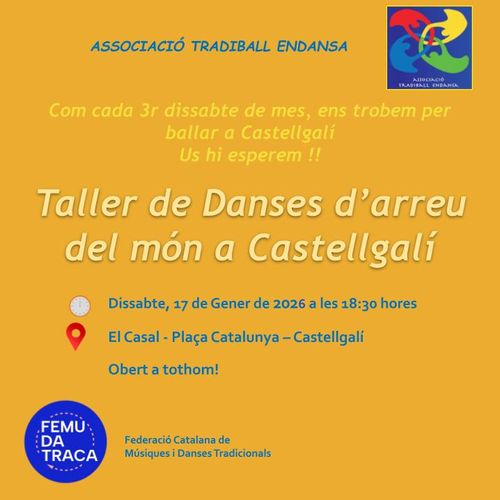 TALLER DE DANSES D'ARREU DEL MÓN A CASTELLGALÍ