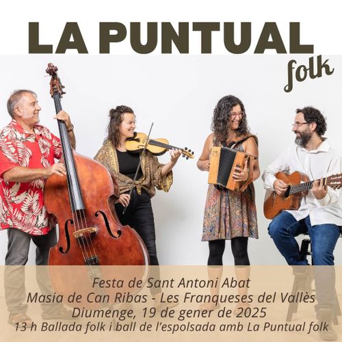 Ballada folk amb La Puntual i ball de l'Espolsada