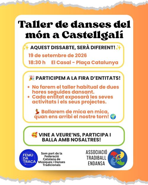 TALLER DE DANSES DEL MÓN A CASTELLGALÓ