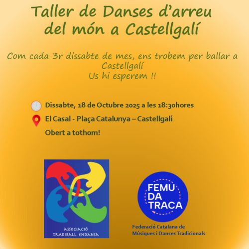 TALLER DE DANSES D'ARREU DEL MÓN A CASTELLGALÍ