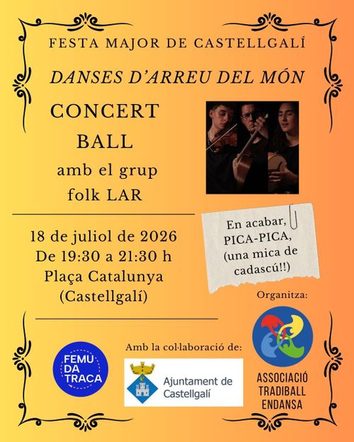 DANSES D'ARREU DEL MÓN - CONCERT BALL AMB EL GRUP FOLK LAR