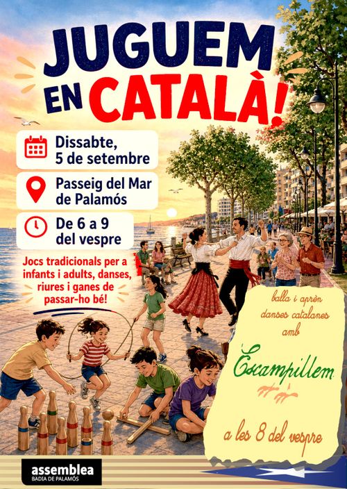 Palamós juga en català: balls amb Escampillem