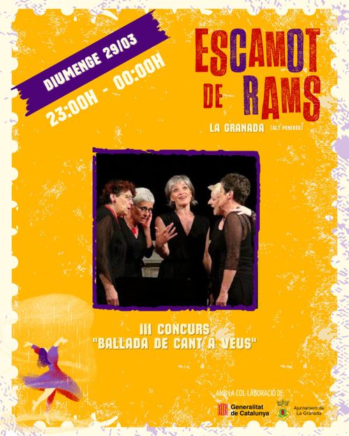 ESCAMOT DE RAMS 2026 - III Concurs "Ballada de Cant a Veus"