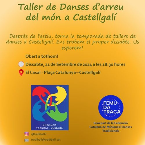 Taller de danses tradicionals a Castellgalí