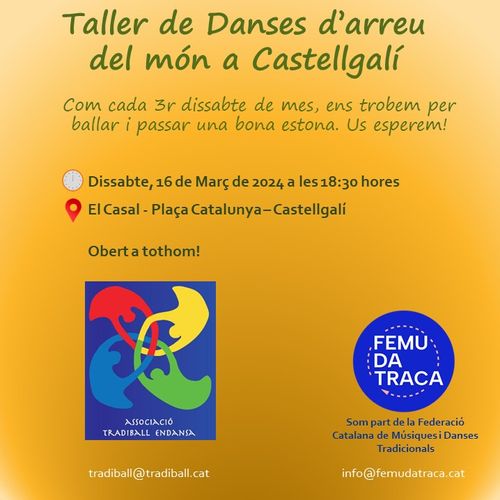 Taller de danses d'arreu del món a Castellgalí