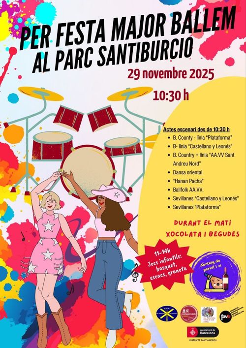 Per Festa Major ballem al Parc Santiburcio