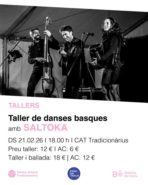 Taller de danses basques al Tradicionàrius amb Saltoka I TRÀD39