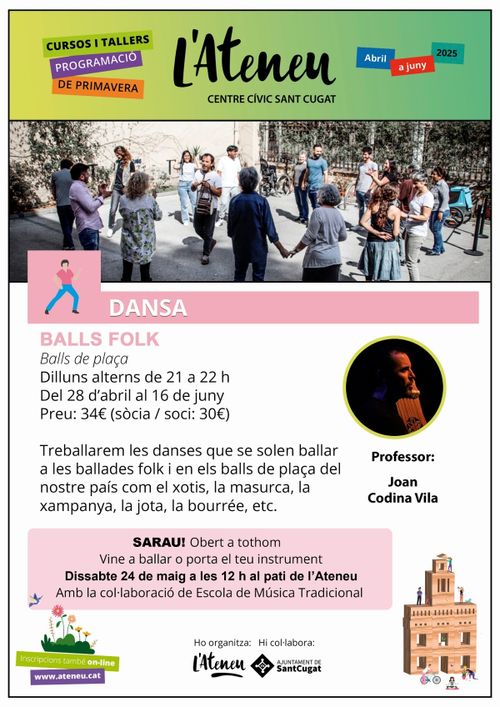 ATENEU SANTCUGATENC: Taller "Ball folk – Balls de plaça”