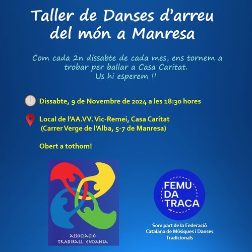 Taller de danses d'arreu del món a Manresa