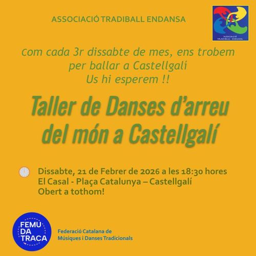 TALLER DE DANSES D'ARREU DEL MÓN A CASTELLGALÍ