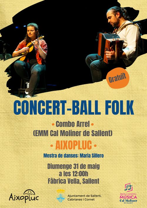 Ballada amb Aixopluc i el Combo d'Arrel de l'EMM Sallent