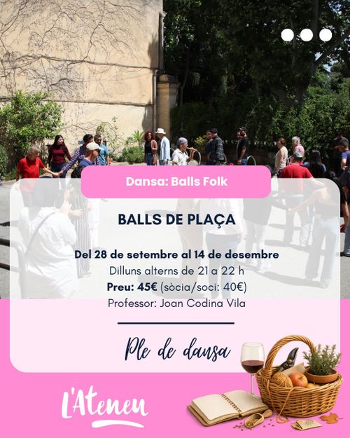 ATENEU SANTCUGATENC: Taller "Ball folk - Ball de plaça"