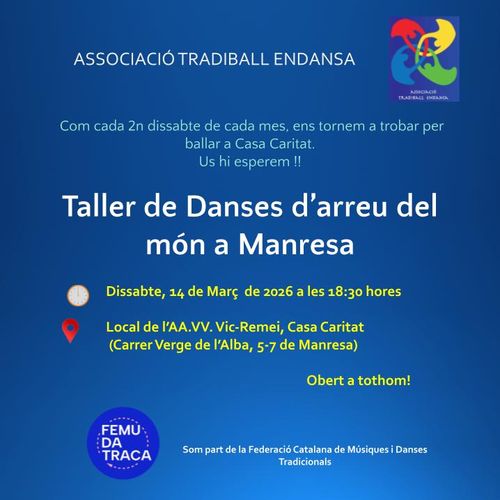 TALLER DE DANDES D'ARREU DEL MÓN A MANRESA