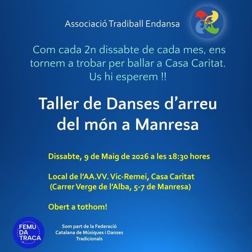 TALLER DE DANSES D'ARREU DEL MÓN A MANRESA