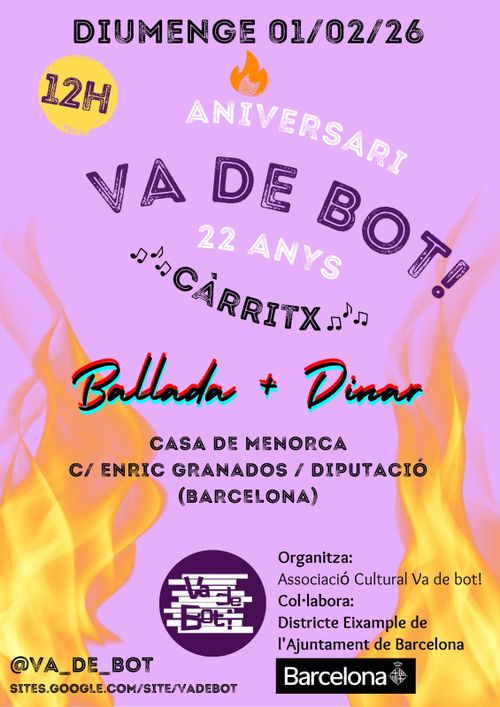 BALLADA 22 aniversari i Foguerons amb CÀRRITX