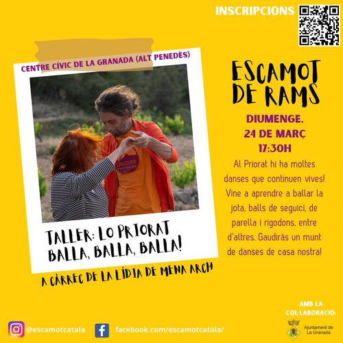 ESCAMOT DE RAMS: Taller - Lo Priorat: balla, balla, balla!