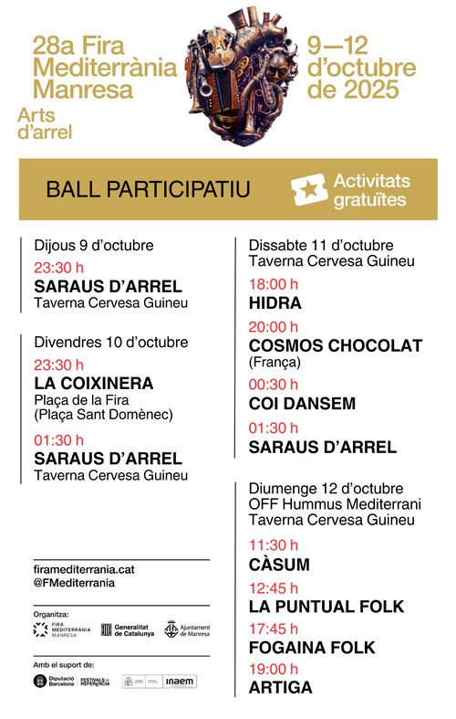 Ball participatiu a Fira Mediterrània de Manresa