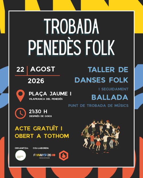 TROBADA PENEDÈS FOLK ~ Acte previ FM Vilafranca del Penedès 
