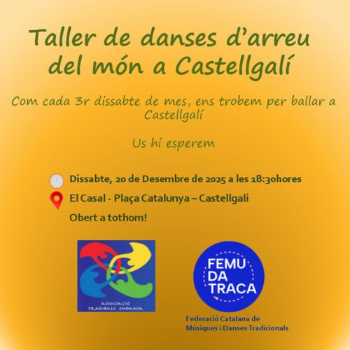 TALLER DE DANSES D'ARREU DEL MÓN A CASTELLGALÍ