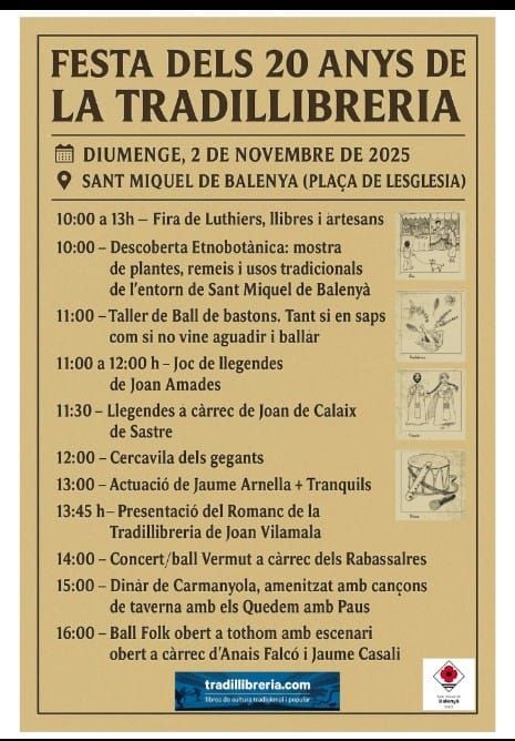 20 ANYS! DE LA TRADILLIBRERIA