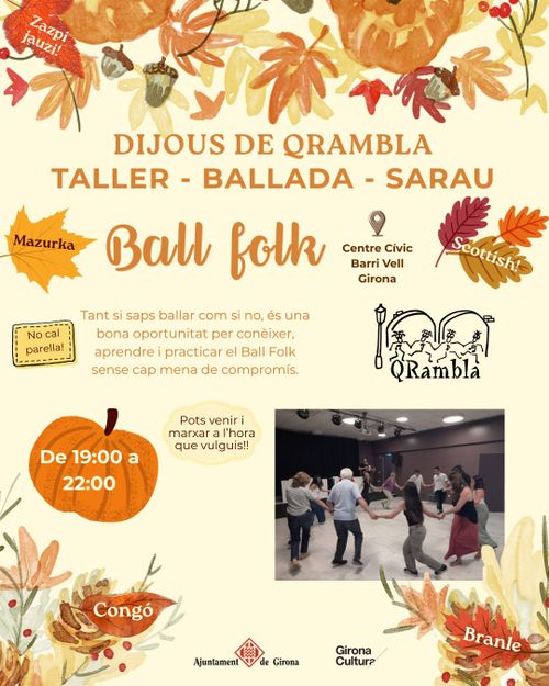 Qrambla Dijous - Taller / Ballada / Sarau - Girona