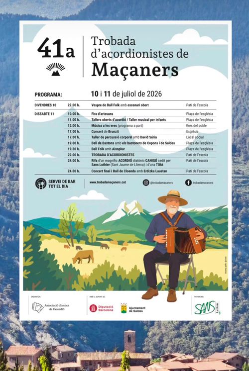 Ballada amb Aixopluc a la 41a Trobada d'acordionistes de Maçaners