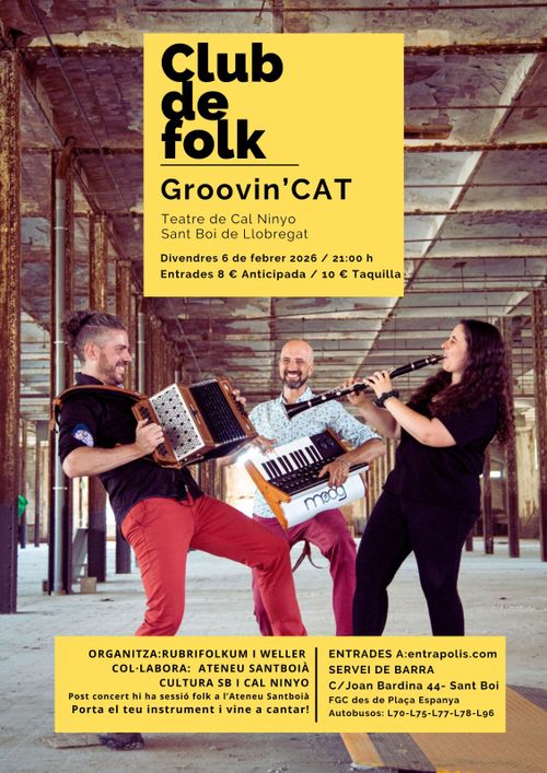 🎶Presentació del Rubrifolkum i nit de Ball folk amb Groovin'CA