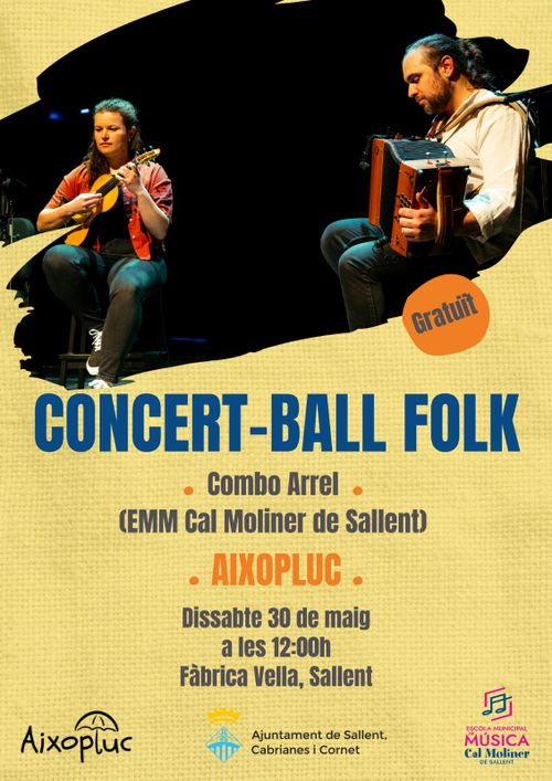 Ballada amb Aixopluc i el Combo d'Arrel de l'EMM Sallent