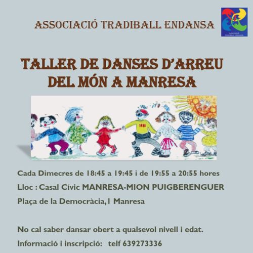 TALLER DE DANSES D'ARREU DEL MÓN  A  MANRESA
