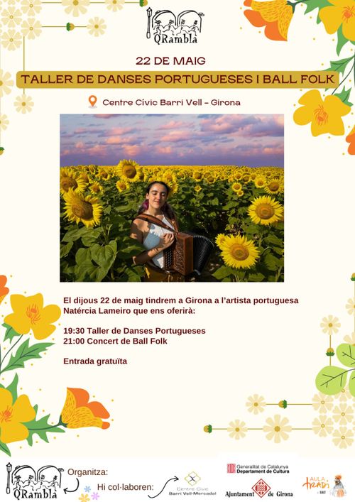 Taller de danses portuguèses i Ball amb Natercia Lameiro- Qrambla - Girona