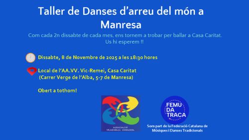 TALLER DE DANSES D'ARREU DEL MÓN A MANRESA