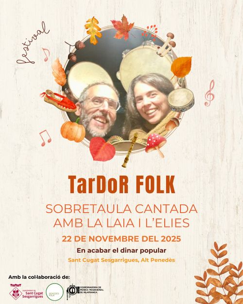 Festival TarDoR FOLK: Sobretaula Cantada amb Laia i Elies