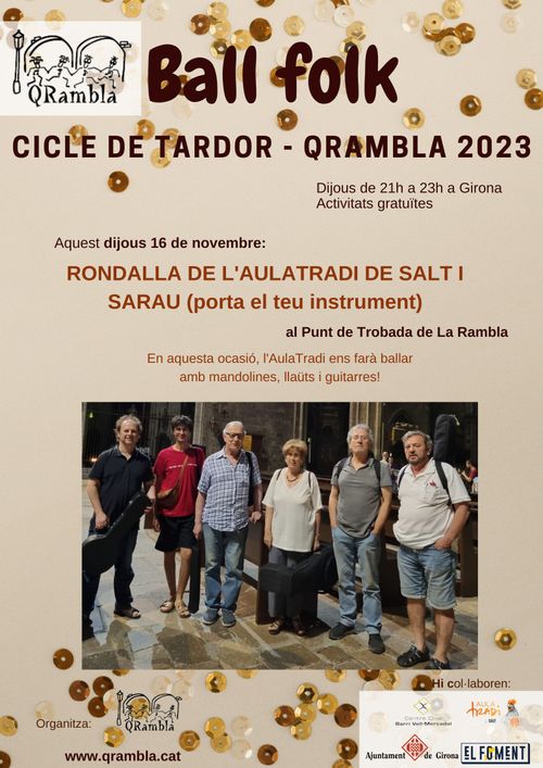 AulaTradi - Rondalla i SARAU - Cicle de Tardor de la Qrambla - Girona