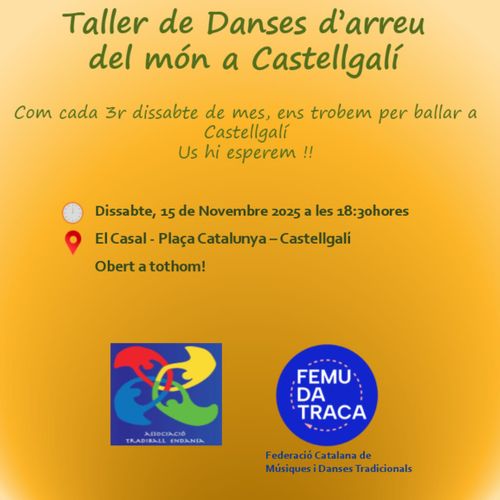 TALLER DE DANSES D'ARREU DEL MÓN  A CASTELLGALÍ 