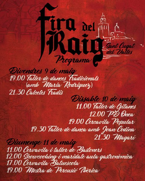 FIRA DEL RAIG: Taller de danses per la ballada de Magari