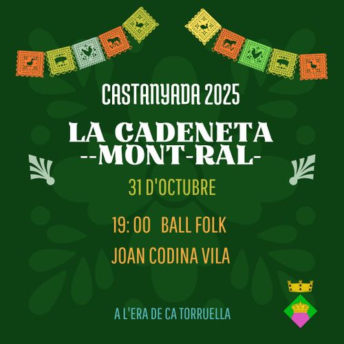 "Anam lèu dançar" amb en Joan Codina Vila per la Castanyada 2025 de La Cadeneta