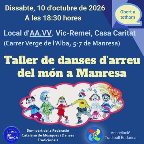 TALLER DE DANSES D'ARREU DEL MÓN A MANRESA