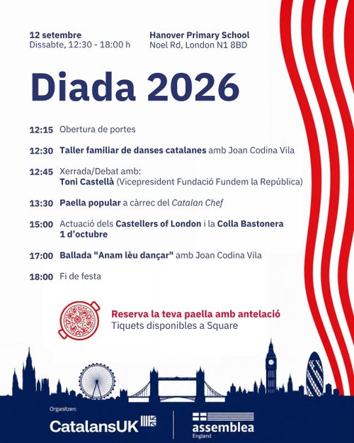 ANAM LÈU DANÇAR: Taller familiar de danses catalanes per la Diada 2026 de Londres