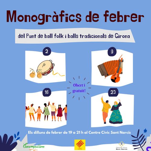 ESCAMPILLEM-MONOGRÀFICS del Punt de ball folk i balls tradicionals de Girona
