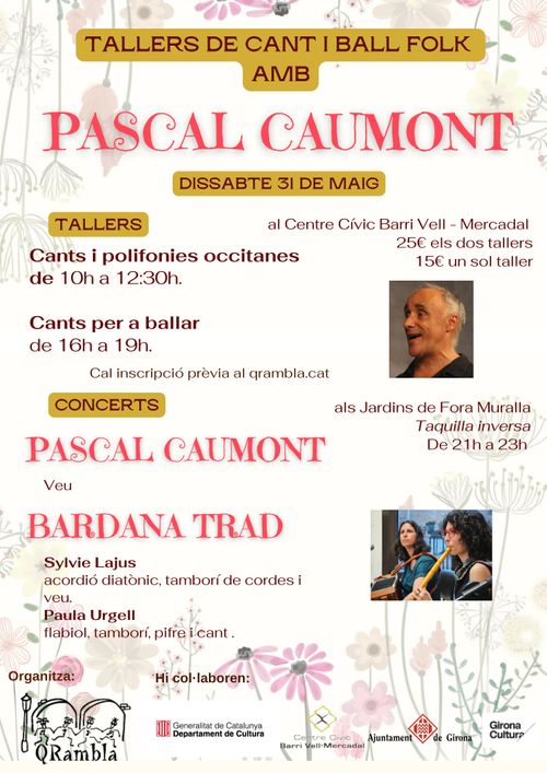 Taller de cant occità i concert ball amb Pascal Caumont i Bardana Trad - Qrambla - Girona